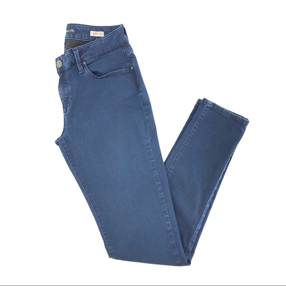 Mavi Blue Alexa Mid Rise Skinny Leg Denim Jeans - Picture 1 of 7